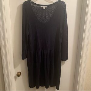 American Eagle XXL Navy Light Sweater Dress Half Sleeve